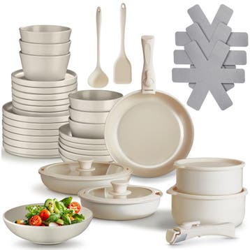 Keukenstartersset voor 6 personen met servies, Nieuw
