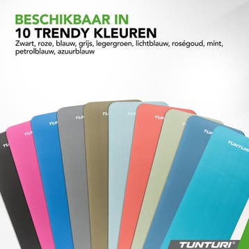 Tunturi NBR Yogamat Anti Slip - Fitnessmat Extra dik &amp;, Ophalen of Verzenden, Gebruikt