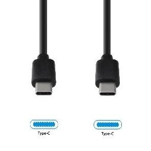 2CONNECT USB-C TO USB-C CHARGINGN CABLE 1M BLACK, Ophalen of Verzenden, Nieuw