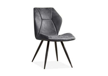 Eetkamerstoel Tesla - eetkamerstoelen - Antraciet, Huis en Inrichting, Nieuw, Overige materialen