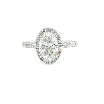 Ring - 14 karaat Witgoud - 2.48ct. tw. Diamant (Lab-grown) -, Nieuw