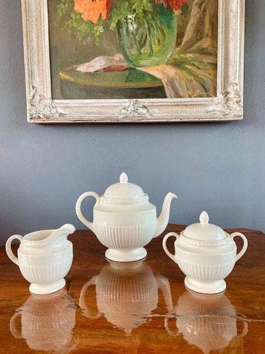 Wedgwood - Josiah Wedgwood - Theeservies (3) - Queens Ware, Antiek en Kunst, Antiek | Meubels | Tafels