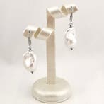 Parel - Argento 925 - Oorbellen - perle edison, Antiek en Kunst