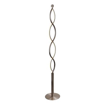 Design vloerlamp zilver, Kuno, 36W, 3000K LED, 3-staps, Design, Nieuw, Ophalen of Verzenden, Metaal