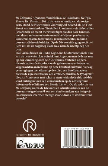 De Nieuwezijds / Argus-reeks / 4 - Paul Arnoldussen, Boeken, Verzenden, Zo goed als nieuw, Paul Arnoldussen
