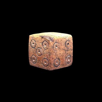 Oud-Romeins, Keizerrijk Been dobbelsteen - Ancient Roman
