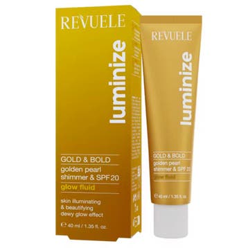 Revuele Luminize Golden Pearl Shimmer & SPF20 - 40ml, Ophalen of Verzenden, Nieuw, Gehele gezicht, Verzorging