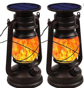 Retro Solar Hanglamp – LED Stormlamp met Vlameffect, Verzenden, Nieuw