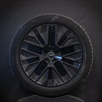 Audi Q8 E tron Q7 21 inch Velgen Zomerbanden Origineel, Gebruikt, 265 mm, Banden en Velgen, Personenwagen