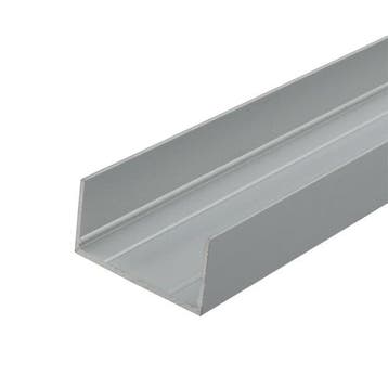 Zijsluitprofiel - Aluminium-2000 mm, Ophalen of Verzenden, Nieuw