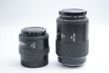 Minolta AF Zoom 3.5-4.5/35-105mm + AF Zoom 4.5-5.6/100-300mm, Nieuw