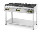 Gasfornuis Kitchen Line 6 Pits, Met Ombouw, Hendi, Kitchen L, Ophalen of Verzenden, Nieuw in verpakking