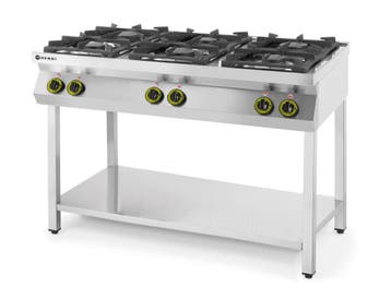 Gasfornuis Kitchen Line 6 Pits, Met Ombouw, Hendi, Kitchen L, Ophalen of Verzenden, Nieuw in verpakking