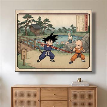 AT9 - [Canvas XXL] Goku vs Crilin: LInizio del Mito, Nieuw