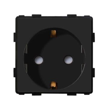 MODULE | ZWART | WANDCONTACTDOOS, Doe-het-zelf en Verbouw, Ophalen of Verzenden, Nieuw