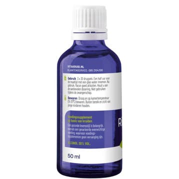 Vitakruid Ribus Nigrum Tinctuur - 50ml, Ophalen of Verzenden, Nieuw, Overige typen