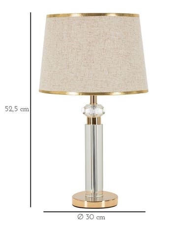 TAFELLAMP PRAGA CM Ø 30X52,5 - 1712830003, Ophalen of Verzenden, Nieuw