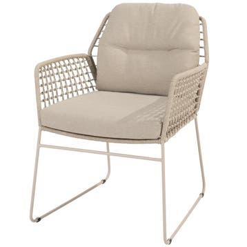 Laatste stoel Albano dining tuinstoel latte Taste 4SO, Tuin en Terras, Tuinsets en Loungesets, Ophalen of Verzenden, Nieuw