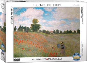 Claude Monet - The Poppy Field Puzzel (1000 stukjes) |, Verzenden, Nieuw