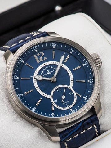 Zeno-Watch Basel - Retro Pilot Winder - Zonder minimumprijs, Nieuw