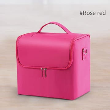 Professionele Make-up Koffer met 4 Lagen en Verstelbare Orga, Sieraden, Tassen en Uiterlijk, Verzenden, Nieuw