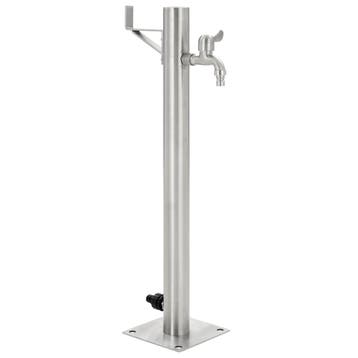 vidaXL Tuinwaterkolom rond 65 cm roestvrij staal, Tuin en Terras, Tuinslangen, Verzenden, Nieuw