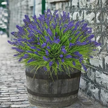 12 Bundels Kunstlavendel Planten voor Buiten - UV-bestendig, Verzenden, Nieuw