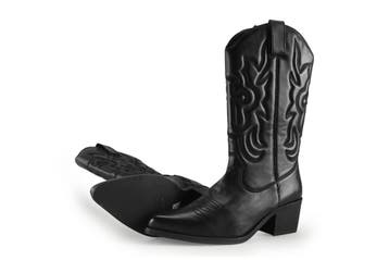 Manfield Cowboy laarzen in maat 39 Zwart, Verzenden, Zwart, Zo goed als nieuw, Manfield