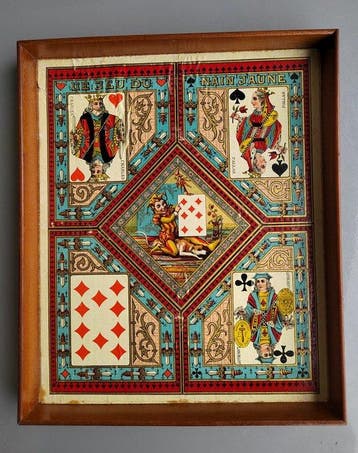 Jeu du Nain Jaune - Bordspel - Raffinato cofanetto francese