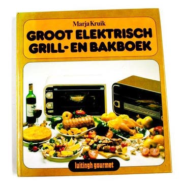 Groot elektrisch grill en bakboek - kruik, Verzenden, Gelezen