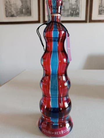 Venini - Alessandro Mendini - Fles - Glas