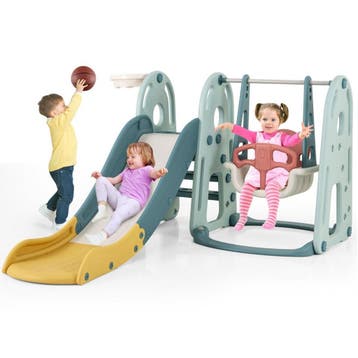 2dekans | Coast 4-in-1 Kinder Glijbaan en Schommelset met, Ophalen of Verzenden, Zo goed als nieuw