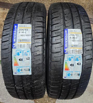 205/65r16C 107/105T MICHELIN AGILIS+     2 BANDEN, Ophalen, 16 inch, Nieuw, 205 mm