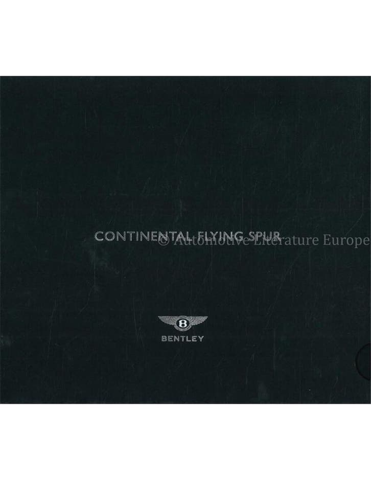 2005 BENTLEY CONTINENTAL FLYING SPUR BROCHURE ENGELS, Boeken, Auto's | Folders en Tijdschriften