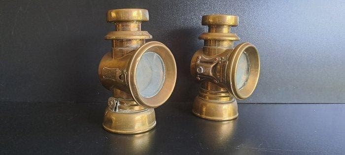 Lucia LTD Birmingham - Lamp (2) - Koper, Antiek en Kunst, Curiosa en Brocante