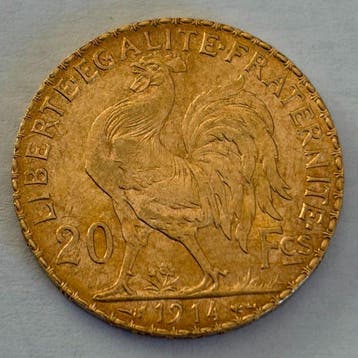 Frankrijk. 20 Francs 1914 Marianne