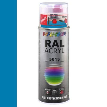 Dupli-Color Ral Acryl Ral 5015 Hemelsblauw Hoogglans 400 ml, Ophalen of Verzenden, Nieuw