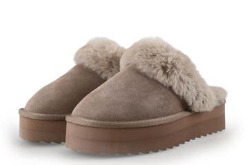 Colors of California Pantoffels in maat 40 Beige, Verzenden, Beige, Zo goed als nieuw, Pantoffels of Sloffen