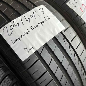 2 x Imperial 205-50-17 Zomerbanden 7mm, Gebruikt, 17 inch, Band(en), Personenwagen