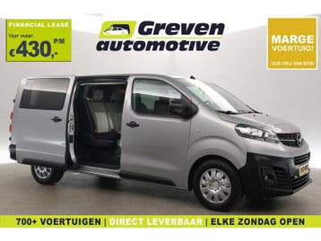 Opel Vivaro 2.0 CDTI L3H1 | Marge | Dubbele Cabine | Airco, Euro 6, Nieuw, Zilver of Grijs, Opel