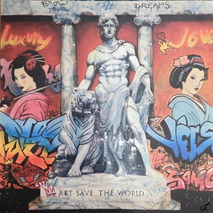 Fabrizio Ceccarelli - Art Save The World, Antiek en Kunst, Kunst | Designobjecten