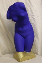 Buste, Venus bleu Yves Klein Blue Neoclassical - 38 cm -, Antiek en Kunst, Curiosa en Brocante
