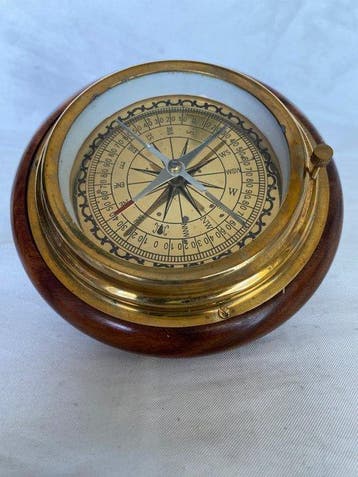 Scheepskompas - Vintage decoratieve kompas gemaakt van brons