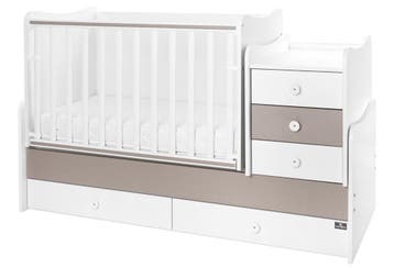 Lorelli Maxi Plus Trio White/String 70x160 cm Ledikant /, Verzenden, Nieuw