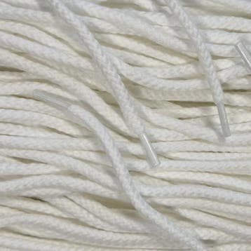 Touw veters - Wit • 120  cm x 8 mm, Kleding | Heren, Schoenen, Ophalen of Verzenden, Nieuw