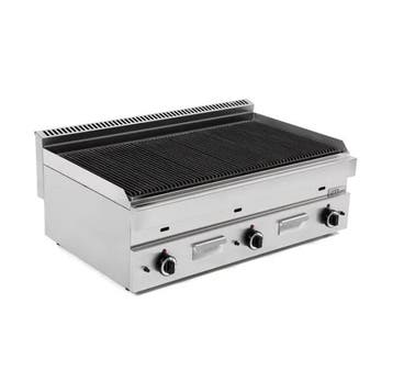 UnniCooking Lavasteengrill | Gas | 16.5kW | Gietijzer | RVS, Zakelijke goederen, Horeca | Keukenapparatuur, Ophalen of Verzenden