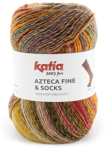 Katia Azteca Fine &amp; Socks - 42 Desert Clay - Superwash, Ophalen of Verzenden, Nieuw