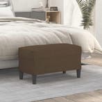 vidaXL Bankje 70x35x41 cm stof bruin, Huis en Inrichting, Banken | Bankstellen, Verzenden, Nieuw, Stof, Minder dan 150 cm