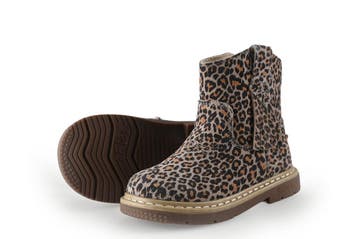 Shoesme Enkellaarzen Meisjes in maat 22 Panter, Verzenden, Jongen of Meisje, Schoenen, Zo goed als nieuw