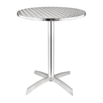 Bolero RVS ronde tafel inklapbaar, Ophalen of Verzenden